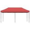 vidaXL Sammenleggbart partytelt pop-up burgunder 580x292x315 cm