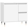 vidaXL Baderomsskap hvit 65x33x60 cm konstruert tre
