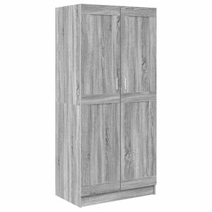 vidaXL Garderobe gr&aring; sonoma 82,5x51,5x180 cm konstruert tre