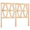 vidaXL Sengegavl 126x4x100 cm heltre furu