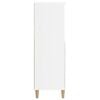 vidaXL Highboard hvit 60x36x110 cm konstruert tre