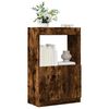 vidaXL Highboard r&oslash;kt eik 63x33x100 cm konstruert tre