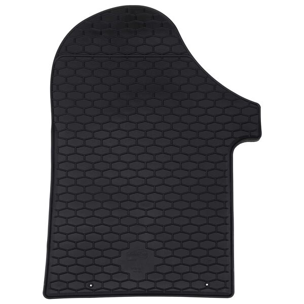 vidaXL Bilmatte 2 pcs Svart TPE