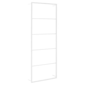 vidaXL H&aring;ndklestativ hvit 45x10x115 cm st&aring;l