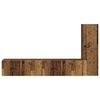 vidaXL TV-benksett Veggmontert 2 pcs Gammelt tre Konstruert tre