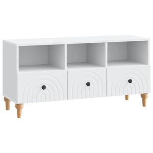 vidaXL TV-skap Hvit 102 x 34,5 x 50 cm Konstruert tre