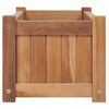 vidaXL Høybed 100x30x25 cm heltre teak