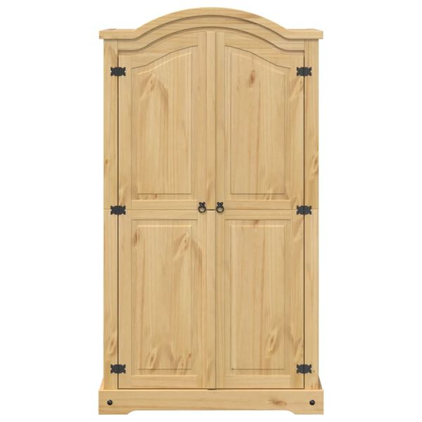 vidaXL Garderobe Corona 102x52x186 cm heltre furu