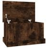 vidaXL Oppbevaringsboks r&oslash;kt eik 50x30x28 cm konstruert tre