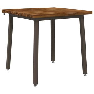 vidaXL 60 x 55 x 75 cm Solid akasietre Naturlig og Kaffe Rektangul&aelig;r