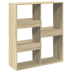 vidaXL Romdeler sonoma eik 100x33x115 cm konstruert tre
