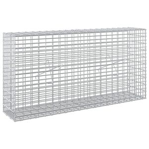 vidaXL Gabion med 5 mm tr&aring;d og 5x2,5 cm nett 100x20x50 cm