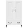 vidaXL Highboard hvit 70x31x115 cm konstruert tre