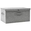 vidaXL Oppbevaringsboks stoff 50x30x25 cm gr&aring;