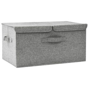 vidaXL Oppbevaringsboks stoff 50x30x25 cm gr&aring;