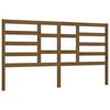 vidaXL Sengegavl honningbrun 206x4x104 cm heltre furu
