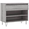 vidaXL Skoskap gr&aring; sonoma 70x36x60 cm konstruert tre