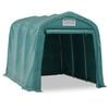 vidaXL Garasjetelt PVC 2,4x3,6 m gr&oslash;nn