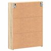 vidaXL Baderomsspeilskap med hylle TULUM Sonoma eik 60 x 16,5 x 78 cm