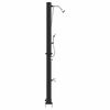 vidaXL Utendørs Soldusj Svart 217 cm PVC og Aluminium
