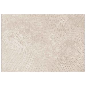 vidaXL Omr&aring;detepper Rektangul&aelig;r PALMERAS Beige 120 x 170 cm Polyester