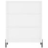 vidaXL Highboard hvit 69,5x34x180 cm konstruert tre