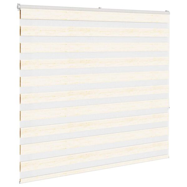 vidaXL Sebragardin marmor beige stoff bredde 150,9 cm polyester