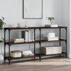 vidaXL Konsollbord brun eik 150x29x75 cm konstruert tre