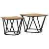 vidaXL Sidebordssett 2 pcs Artisan Eik 50 x 50 x 40 cm