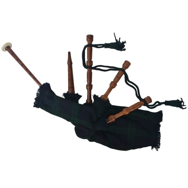 vidaXL Sekkepipe fra Det skotske h&oslash;ylandet barn Black Watch Tartan