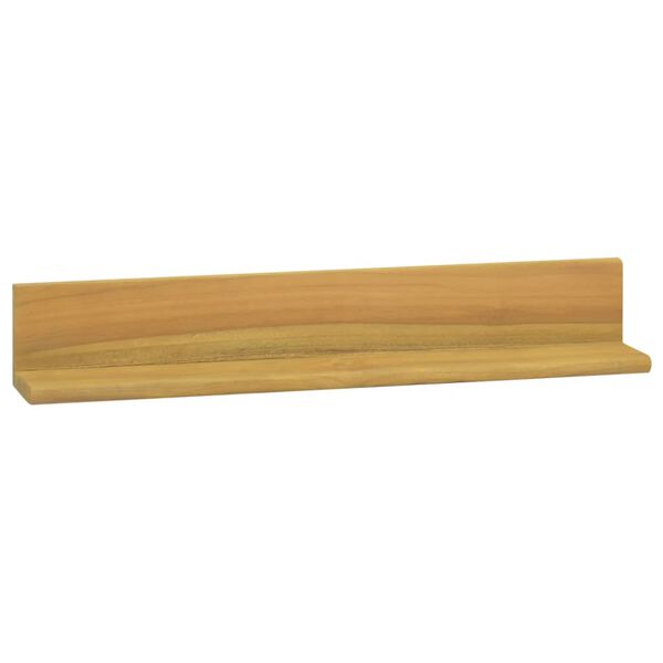 vidaXL Vegghyller 2 stk 60x10x10 cm heltre teak