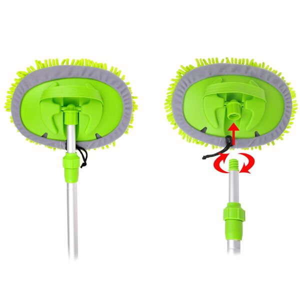 ProPlus Vaskeb&oslash;rste Chenille med Teleskopisk H&aring;ndtak 1,65 m 150650