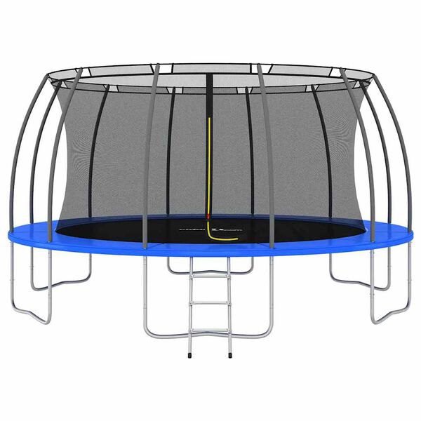 vidaXL Trampolinesett rund 488x90 cm 150 kg