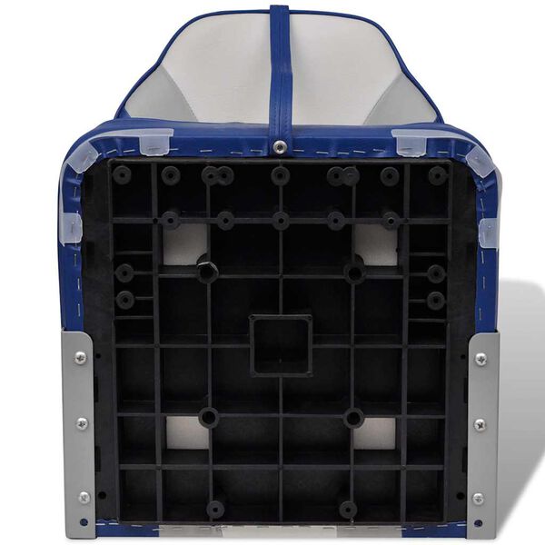 vidaXL Sammenleggbar båtstol med høy ryggstøtte