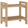 vidaXL Sidebord til baderom 60x30x45 cm heltre teak