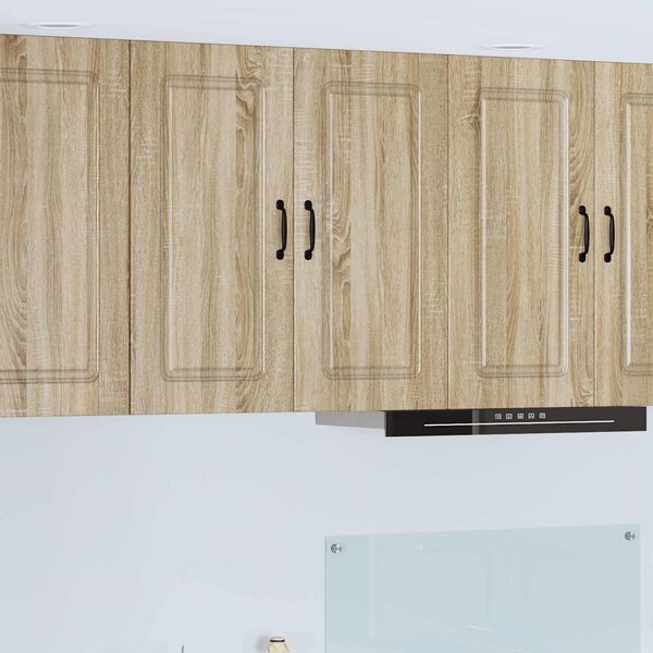 vidaXL Kj&oslash;kkenskap Kalmar Sonoma eik 80 x 31 x 80 cm Konstruert tre