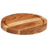 vidaXL Skj&aelig;rebrett &Oslash;25x2,5 cm heltre akasie