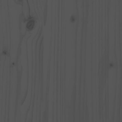 vidaXL Hagebarsett 3 deler grå heltre furu