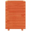 vidaXL Plantekasse voksbrun 50x50x72,5 cm heltre furu