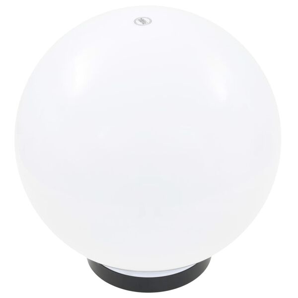 vidaXL LED-kulelamper 4 stk sfærisk 25 cm PMMA