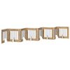 vidaXL Foldbar hundegitter med stativer 8 stk. Artisan eik 60 cm