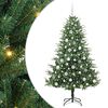 vidaXL Kunstig Forh&aring;ndsbelyst Juletre med Ballettsett Gr&oslash;nn 180 cm