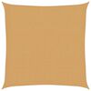 vidaXL Solseil 160 g/m&sup2; firkantet sand 2x2 m HDPE