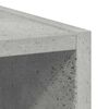 vidaXL Hengende skap Betonggr&aring; 30 x 29,5 x 100 cm Konstruert tre