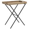 vidaXL Sammenleggbart brettbord beige 65x40x75 cm polyrotting
