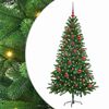 vidaXL Juletre med 150 LED med stativ gr&oslash;nn 150 cm PE