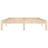 vidaXL Sengeramme heltre furu 140x200 cm