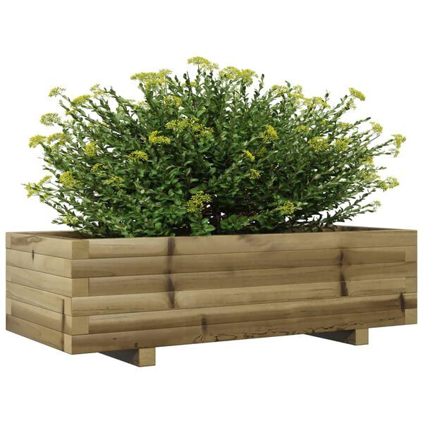 vidaXL Plantekasse 90x40x26,5 cm impregnert furu