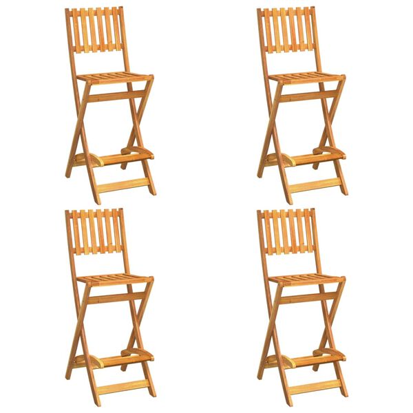 vidaXL Utend&oslash;rs barsett 5 deler heltre akasie