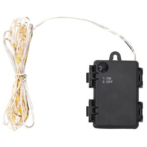 vidaXL LED-strenglys med 15 LED og vifte 150 cm